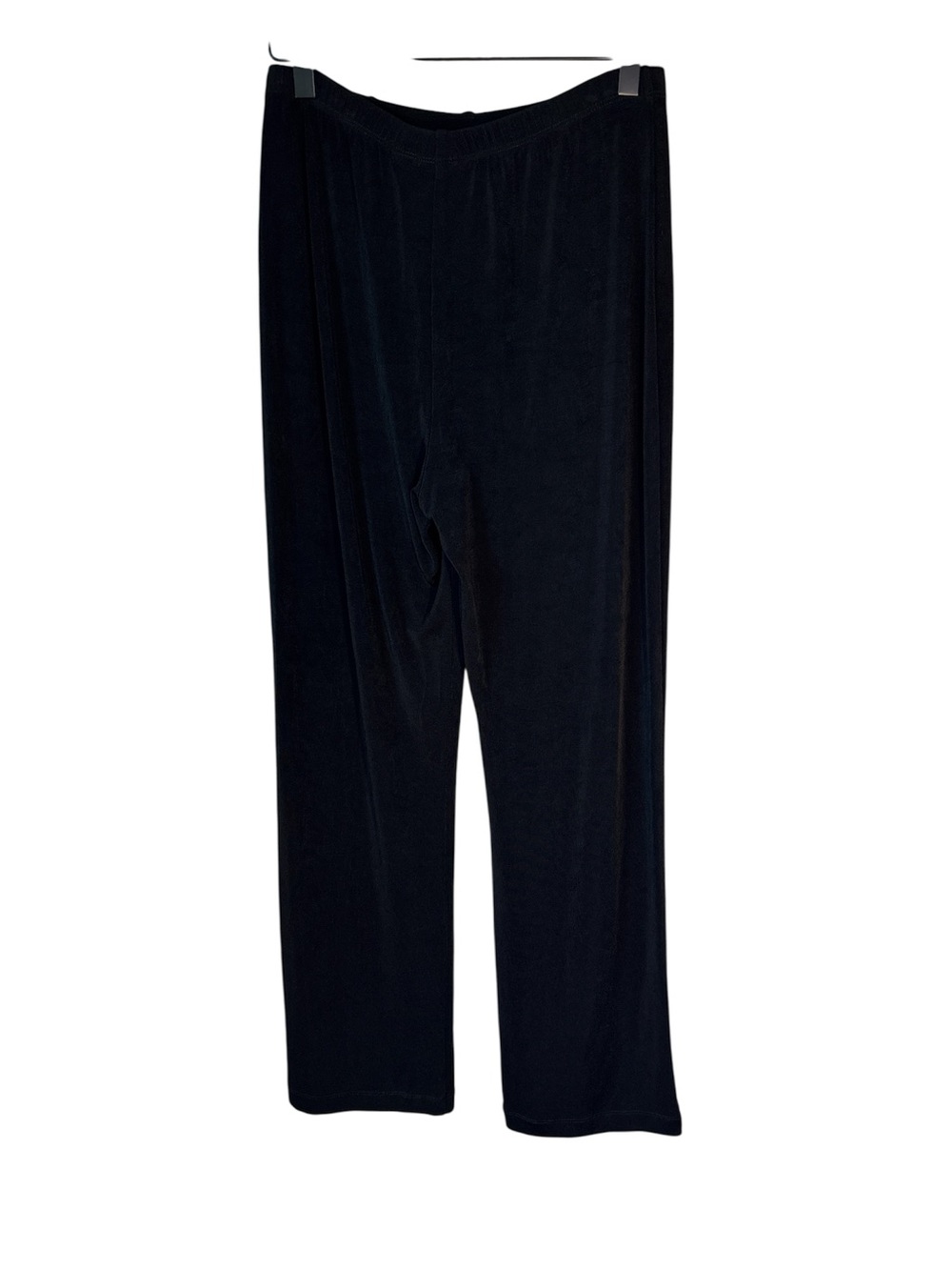 Chico's Travelers Pants Womens Sz 1 medium Black Slinky cruise Travel Career - Picture 2 of 5